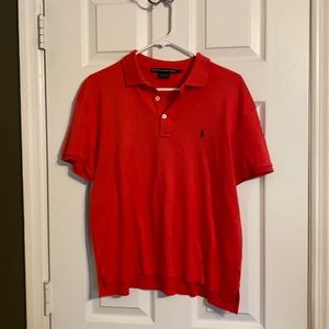 Pink Polo Lauren Sport Polo Top (G)